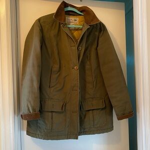 L.L. Bean Olive Green Adirondack Barn Coat